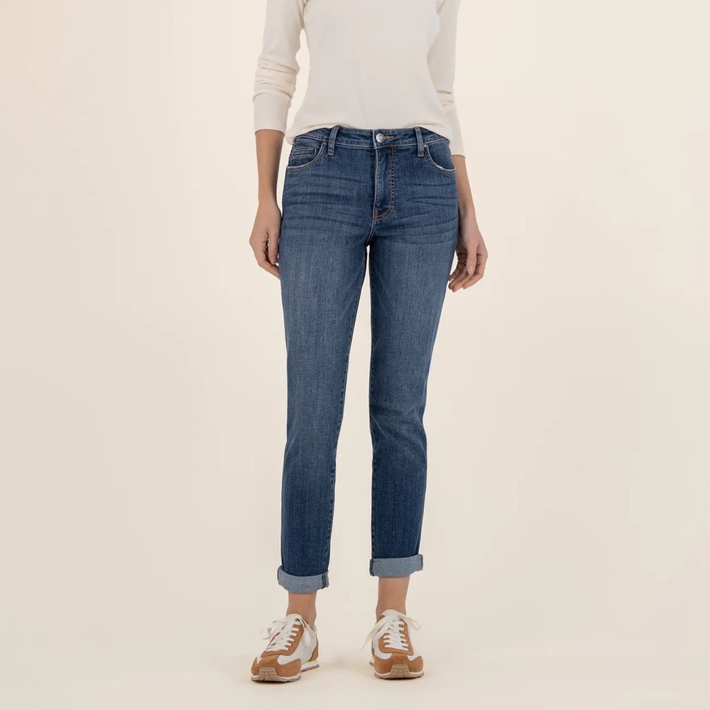Kut from the Kloth Women's Light Blue Boyfriend Jeans